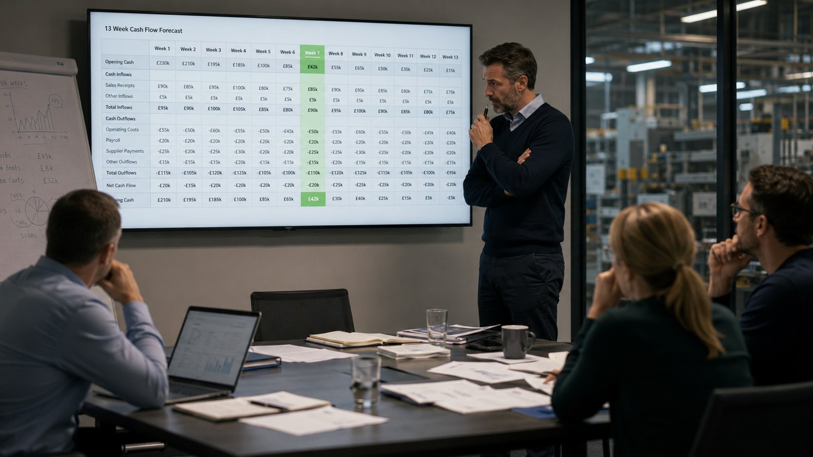 13-Week Cash Flow Forecasting Is a Management Story, Not a Finance Table